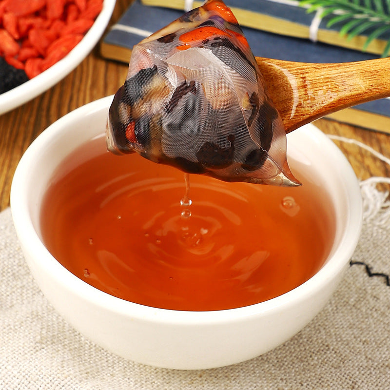 Ginseng and wolfberry tea has the effects of replenishing qi and blood, benefiting the liver and kidneys, strengthening the spleen and stomach, warming the meridians and nourishing yin. (6g*20)