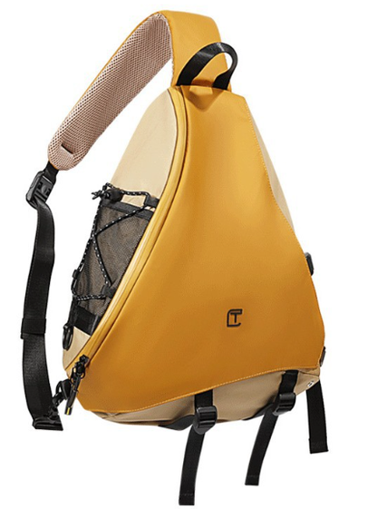 New stylish and trendy men's shoulder bag, large capacity, multi-functional sports chest bag, crossbody bag, student backpack