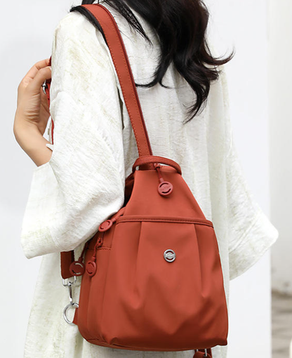 Women's commuter backpack, outdoor sports casual simple shoulder bag, crossbody bag, trendy and versatile fashion chest bag