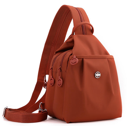 Women's commuter backpack, outdoor sports casual simple shoulder bag, crossbody bag, trendy and versatile fashion chest bag