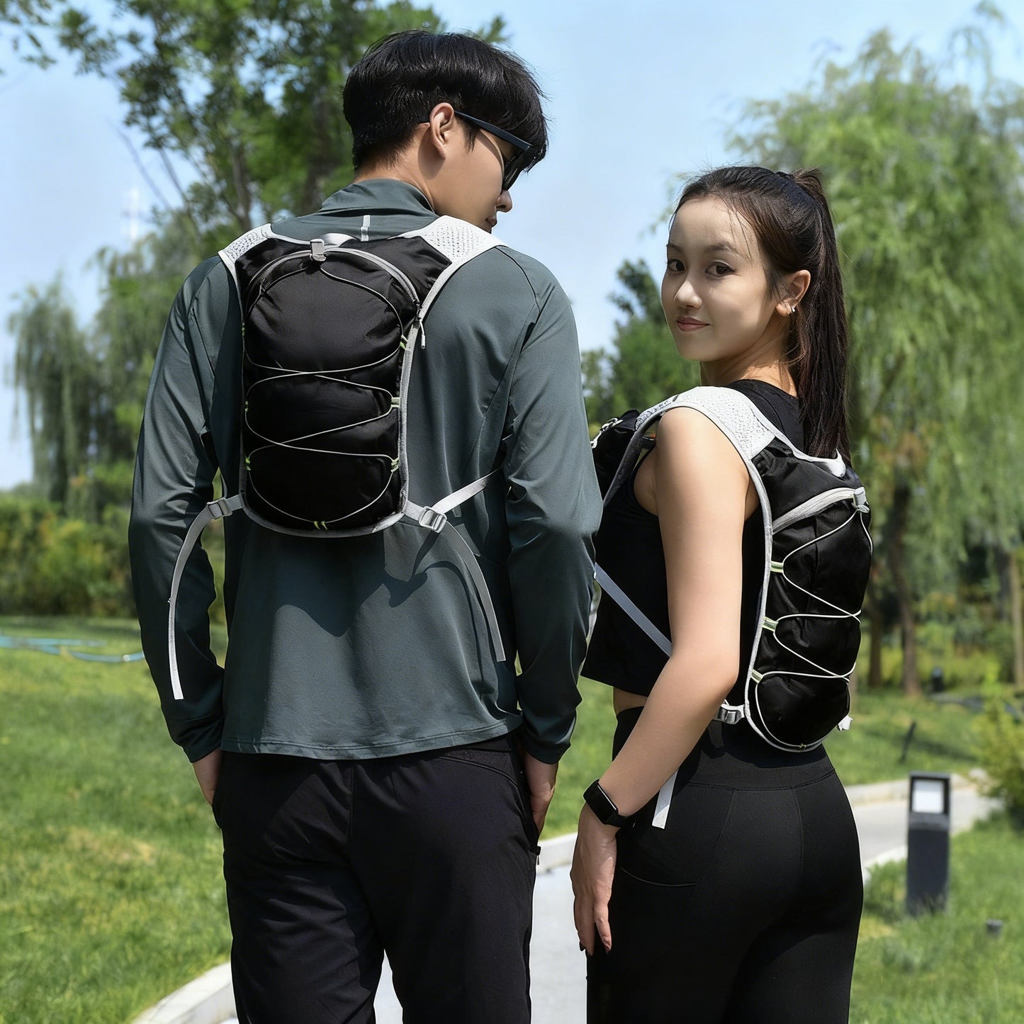 Multi-Function Sports Backpack for Cycling, Hiking & Running | Compatible with Hydration Bladder